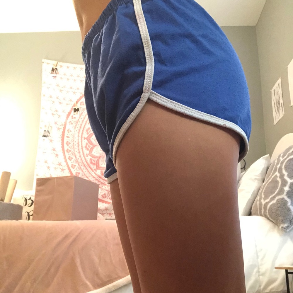Blue shorts